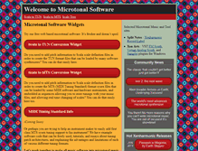 Tablet Screenshot of microtonalsoftware.com
